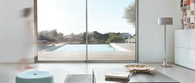 K-Line Aluminium-Fenster Innenansicht