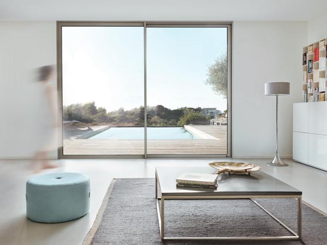 K-Line Aluminium-Fenster Innenansicht