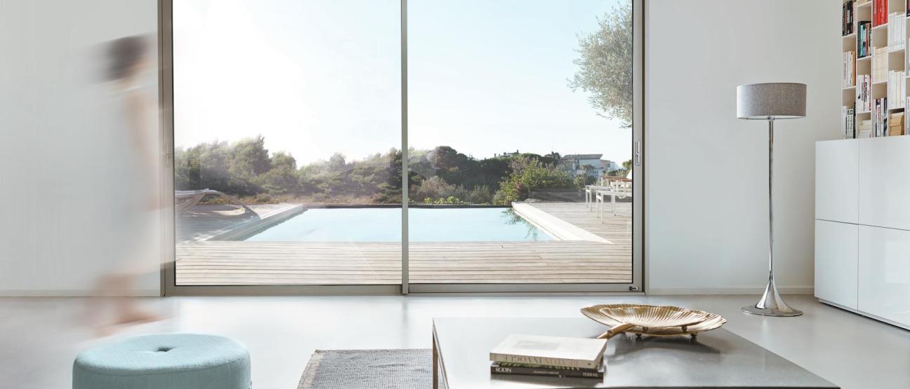 K-Line Aluminium-Fenster Innenansicht